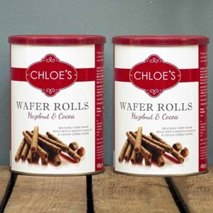 Chloe's Haselnuss & Kakao Waffelrollen 2 x 400g - Bild 1 von 4
