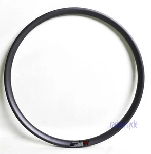 27.5er MTB Wheel Carbon Clincher Rim 35mm UD Matt 28h Tubeless Mountain - Picture 1 of 6