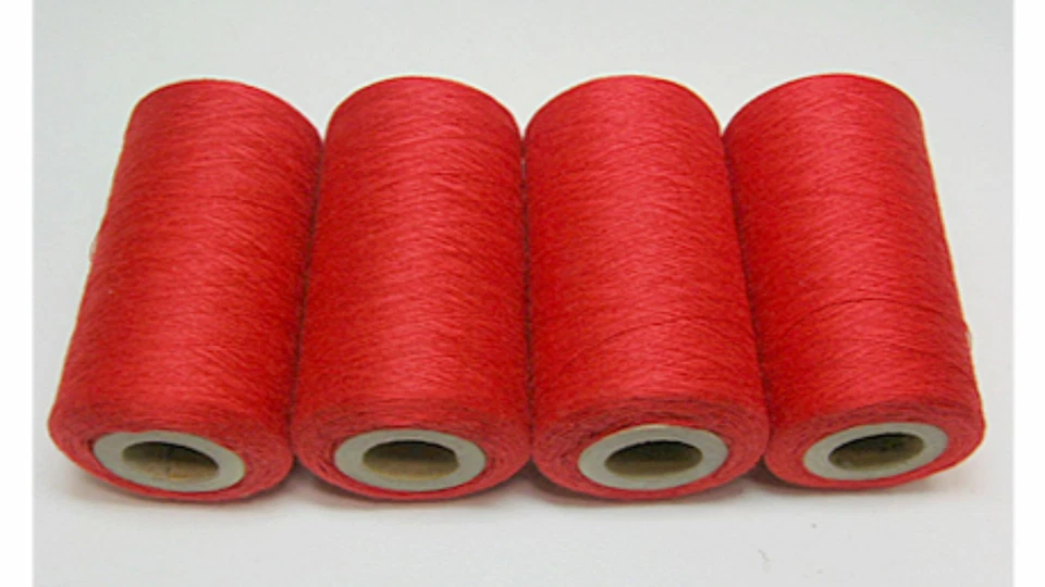 CRANBERRY #612 SPUN POLYESTER SERGER & QUILTING THREAD 4 TUBES 1000 YDS. EACH - Image 1 of 1