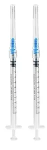 15 Pack 1 ML 23G Retractable Safety Syringe Baksnap DPS - Picture 1 of 5
