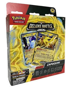 Zapdos ex Deluxe Battle Deck März 2024 Pokemon Box Karten Englisch EN NEU - Bild 1 von 4