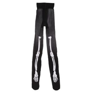 Fashion Skeleton Women Leggings Cosplay Elastic Skinny Pants Holloween Sock