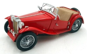 Franklin Mint 1/24 Scale B11WB07 - 1948 MGTC - Red - Picture 1 of 6