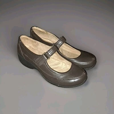 Naturalizer Jessamy Women 8.5 Brown Leather Comfort Mary Jane Shoes SB2#25 - Image 1 of 4