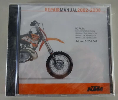 Manual De Taller KTM 50 AC/LC Año 2002 - 2008 Actualizado 06/2008 - Imagen 1 de 2