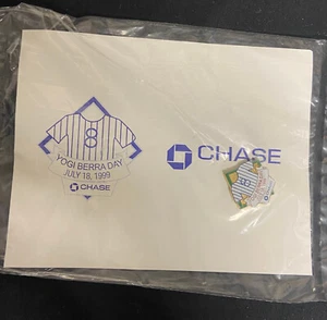 Yogi Berra New York Yankees Chase Pin July 18, 1999 CONE P.G Yankee Stadium SGA - Picture 1 of 1