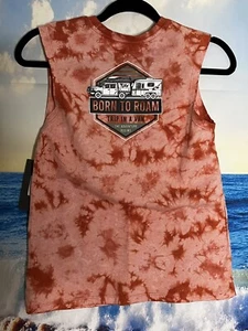 Cape “Born To Roam” Orange T shirt. Size 12.#T18 - Picture 1 of 8