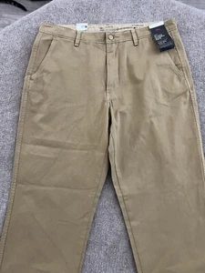 NEU Levis Hose Herren 36x32 hellbraun XXChino Standard Taper Stretch flache Vorderseite - Bild 1 von 7