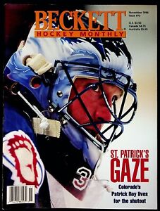 1996 November Beckett Hockey Monthly Issue 73 Price Guide Patrick Roy Avalanche