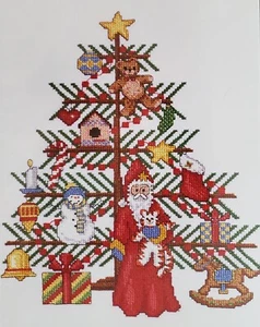 Janlynn-Country Christmas Tree 56149-Christmas holiday cross stitch kits NEW - Picture 1 of 3