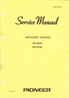 Service Manual Instructions for Pioneer CS-A700, CS-A500