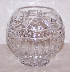 STUNNING FIFTH AVENUE CRYSTAL FAIRMONT 5 3/4" ROSE BOWL VASE - Picture 1 of 4