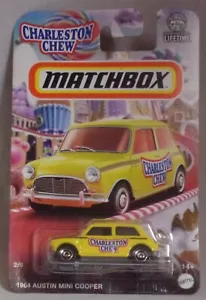 Auto Matchbox - 2024 - #2/6 - 1964 Austin Mini Cooper - Charleston Chew - gelb - Bild 1 von 6