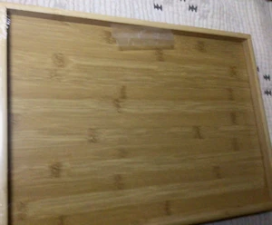 Wooden Bed Tray Table with Folding Legs Multipurpose Serving - Picture 1 of 7
