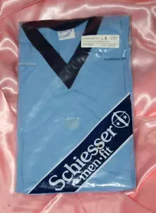 Herren SCHIESSER Pyjama * Schlafanzug Single Jersey Baumwolle hellblau Gr. 6 - Bild 1 von 3