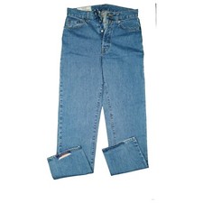 Replay 901 Long Jeans Trousers Straight Regular Fit 80er M W30 L34 Unisex Blue
