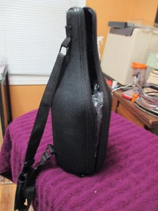 Caddy O Wine Bottle Cooler Carrier Black Genuine Leather - Picture 1 of 7