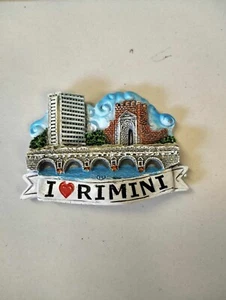 MAGNETE CALAMITA RESINA SOUVENIR FRIDGE MAGNET RIMINI EMILIA-ROMAGNA  - Picture 1 of 1