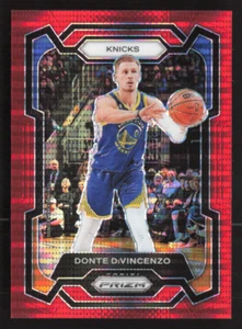 Donte DiVincenzo 2023-24 Panini Prizm rojo sísmico #280 214/299 New York Knicks - Imagen 1 de 2