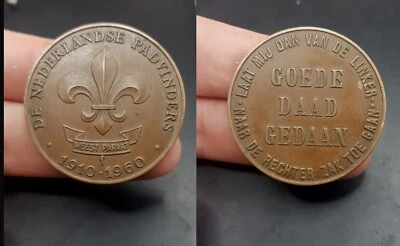 DE NEDERLANDSE PADVINDERS 1910-1960Reverse Goede Daad Gedaan, Laat mij dan...... - Image 1 of 4