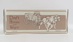 1994 First Gear Draft Horses with Wagon Maßstab 1:28 Yester Days Diecast 39-0001 - Bild 1 von 8