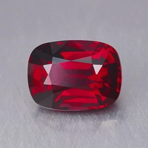 ¡3,17 quilates sin calefacción! Piedra preciosa suelta corte cojín granate rodolita rosa rojizo - Imagen 1 de 4