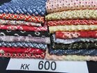 KK600AdA3 Silk Bundle Sale 18pcs Vintage Shibori Fabric 19.7x3.5in(50x9cm)