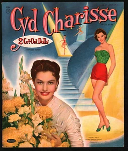 CYD CHARISSE Paper Dolls Whitman #2084 - 1956 UNCUT & MINT - NOT A REPRINT - Picture 1 of 2