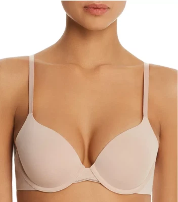 Sujetador Camiseta Convertible On Gossamer Elegante y Encaje Beige Talla 30C Foto 1 de 2