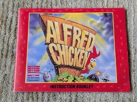Alfred Chicken Nintendo Entertainment System NES Manual ONLY - NO GAME