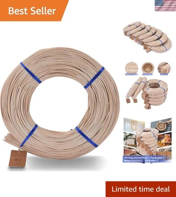 Basket Reed Round Weaving Cane for DIY Basket Chair Wicker Making 2mm - Image 1 of 4