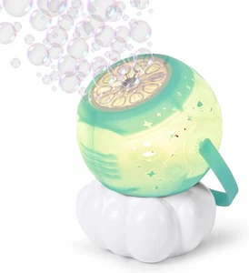 Portable Bubble Machine Rechargeable for Kids 20000+ Bubbles Per Minute Green - Picture 1 of 6