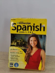 Instant Immersion Spanish Levels 1, 2, 3 (PC and MAC) Compare to Rosetta Stone - Picture 1 of 4