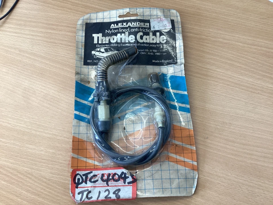 Cable acelerador TC 128/QTC 4043 Ford Escort MK3 950/1100 OHV 1980 Foto 1 de 1