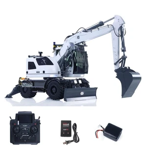 Metall 1:14 Rc Hydraulischer Radbagger Lr914 8Ch Digger Frontachssperre Pl18Ev - Picture 1 of 20
