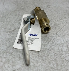 Uponor LFC4825050SS Kugelhahn 1/2" PEX Messing 250 PSI - Bild 1 von 7