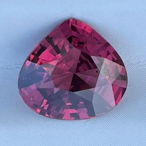 Natürlicher rosa Granat 2,53 kt Birnenschliff lose Edelstein - Bild 1 von 8