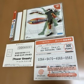 Dreamcast Power Smash Power Smash postcard Japan c2