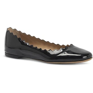 Chloe Womens Black Slip On Casual Ballet Flats 36 Wide (C,D,W) BHFO 3748 - Picture 1 of 3