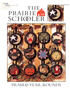 Prärie Ganzjahres Ornamente Kreuzstichmuster, Prärie Schuler Flugblatt 52 - Bild 1 von 1