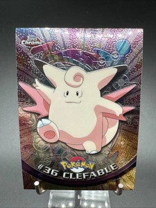 2000 Topps Chrome Pokemon Series 1 #36 Clefable - Picture 1 of 24