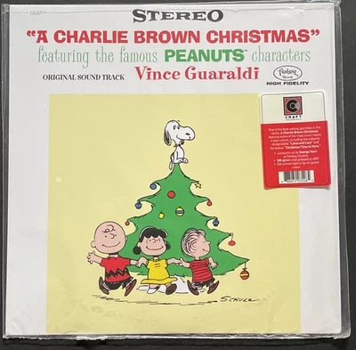 Vince Guaraldi Trio ‎- A Charlie Brown Christmas LP 180 Gram Black Vinyl Record