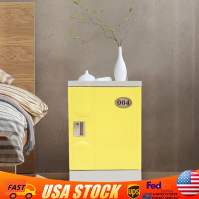 2-уровневый шкаф для хранения с запираемыми дверцами полками шкафчиком для дома офиса школы - Изображение 1 из 4