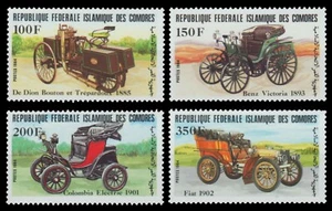Komoren 1984 - Mi-Nr. 722-725 ** - MNH - Autos / Cars - Bild 1 von 1
