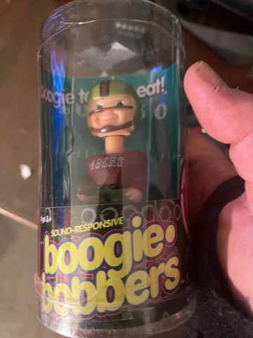 Boogie Bobblers San Francisco 49ers team mascot Bobblehead new NFL appx 4" Cover