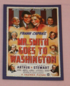 JIMMY STEWART 2007 BREYGENT CLASSIC MOVIE POSTER CARD #18 SMITH GOES TO WSHNGTN