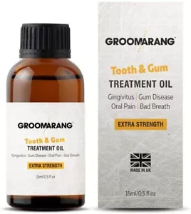 GUM DISEASE Treatment Oil for Gingivitis, Bad Breath & Oral Pain | Groomarang - Picture 1 of 8