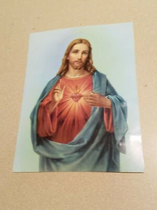 Vintage Christian Brothers St. La Salle Auxiliary 6893 1988 Jesus Print  - Bild 1 von 6