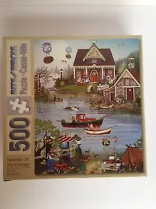 Bits & Pieces Puzzle SUMMER AT THE COTTAGE 500 Pieces NEW - Picture 1 of 6
