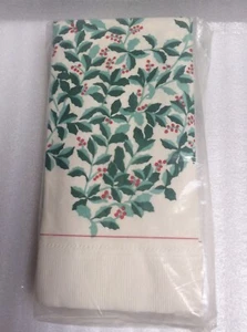 MoMA Pam Marker Navidad Invitado Toallas 24 Tres Capas Papel Acebo - Imagen 1 de 4